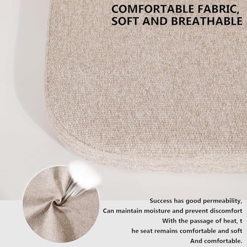 Cojines azules para sillas de comedor cómodas almohadillas lavables con lazos 5