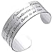 Christian Bracelet - "Fruit of the Spirit" Cuff Jewelry (Hand Crafted) - Love / Joy / Peace - Great Easter & Christmas Gifts