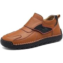 Men's Fashion Loafers Leather Casual Shoes Lightweight Comfortable Walking Non Slip Soft Driving Shoes