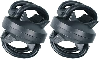 Suporte de lanterna Liobo, 2 peças, 360 graus, ajustável, universal para bicicleta, lanterna, suporte de grampo para bicicleta, preto