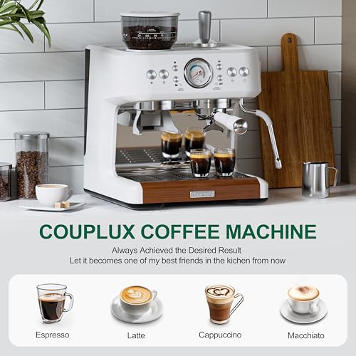 Espresso-Machine-with-Grinder-Coffee-and-Espresso-Maker-Combo-All-in-One-Coffee-Machine-20-Bar-Cafe-Espresso-Machine-with-Milk-Frother-58MM-Portafilte-Latte-Cappuccino-Machines-for-Home Espresso Machine with Grinder Coffee and Espresso Maker Combo All in One Coffee Machine 20 Bar Cafe Espresso Machine with Milk Frother 58MM Portafilte Latte Cappuccino Machines for Home