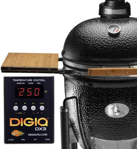 BBQ Guru Monolith Ceramic Grill with Digital DigiQ Temperature Control - Most Hi-Tech Charcoal Grill