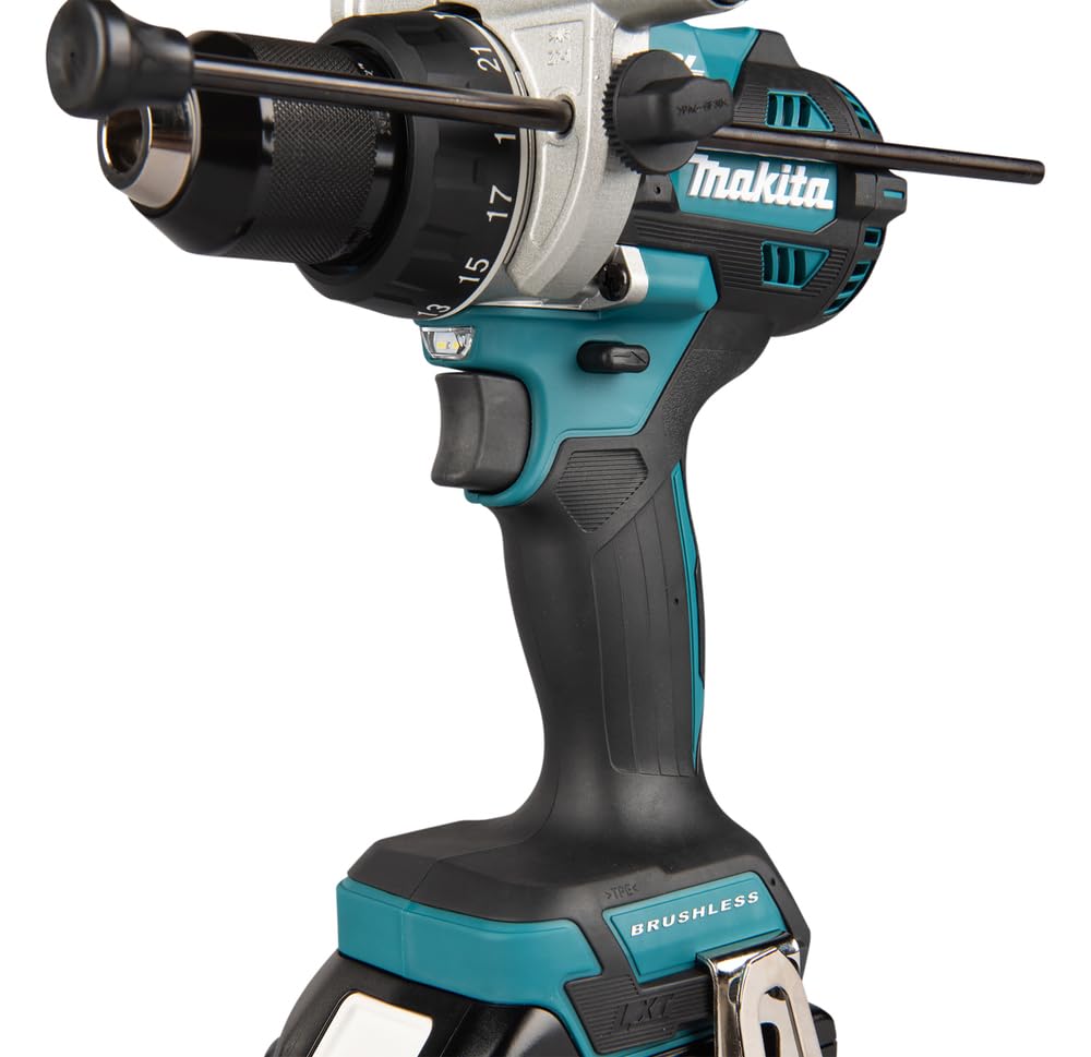 Makita DHP492Z 18V Li-Ion LXT Brushless Trapano combinato, batterie e caricabatterie non inclusi, blu/nero