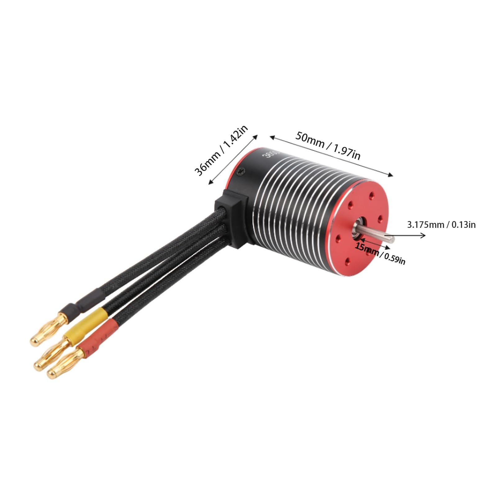 AMONIDA Silnik Bezszczotkowy do Modeli RC, Wysoki Moment Obrotowy 5200KV