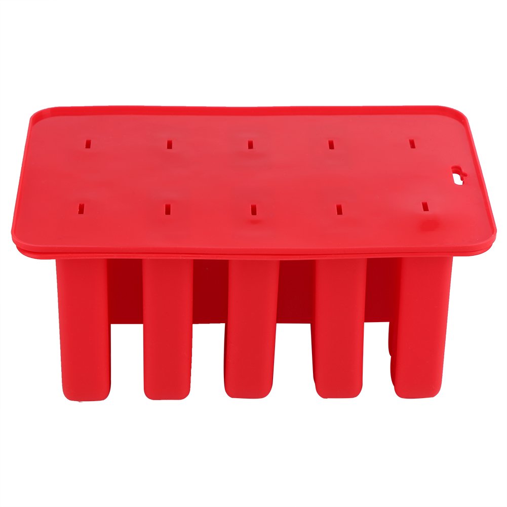 moldes para polos, Juego de moldes for paletas silicona 10 celdas