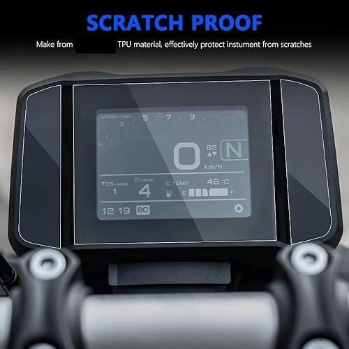 Miniatura 5 de Motobikes - Protector de pantalla para instrumentos de motocicleta, protector de pantalla antiarañazos MT09, accesorios 2023 para Yamaha y aha MT 09