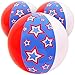 Kangaroo's 27" Patriotic Giant Beach Ball (Set of 3); 4th of July, Beach Toys, Pool Toys, USA Beach Balls