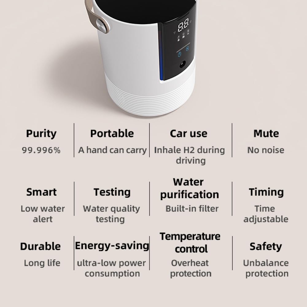 Amazon.com: 3-in-1 Hydrogen Inhalation Machine 240mL & Hydrogen