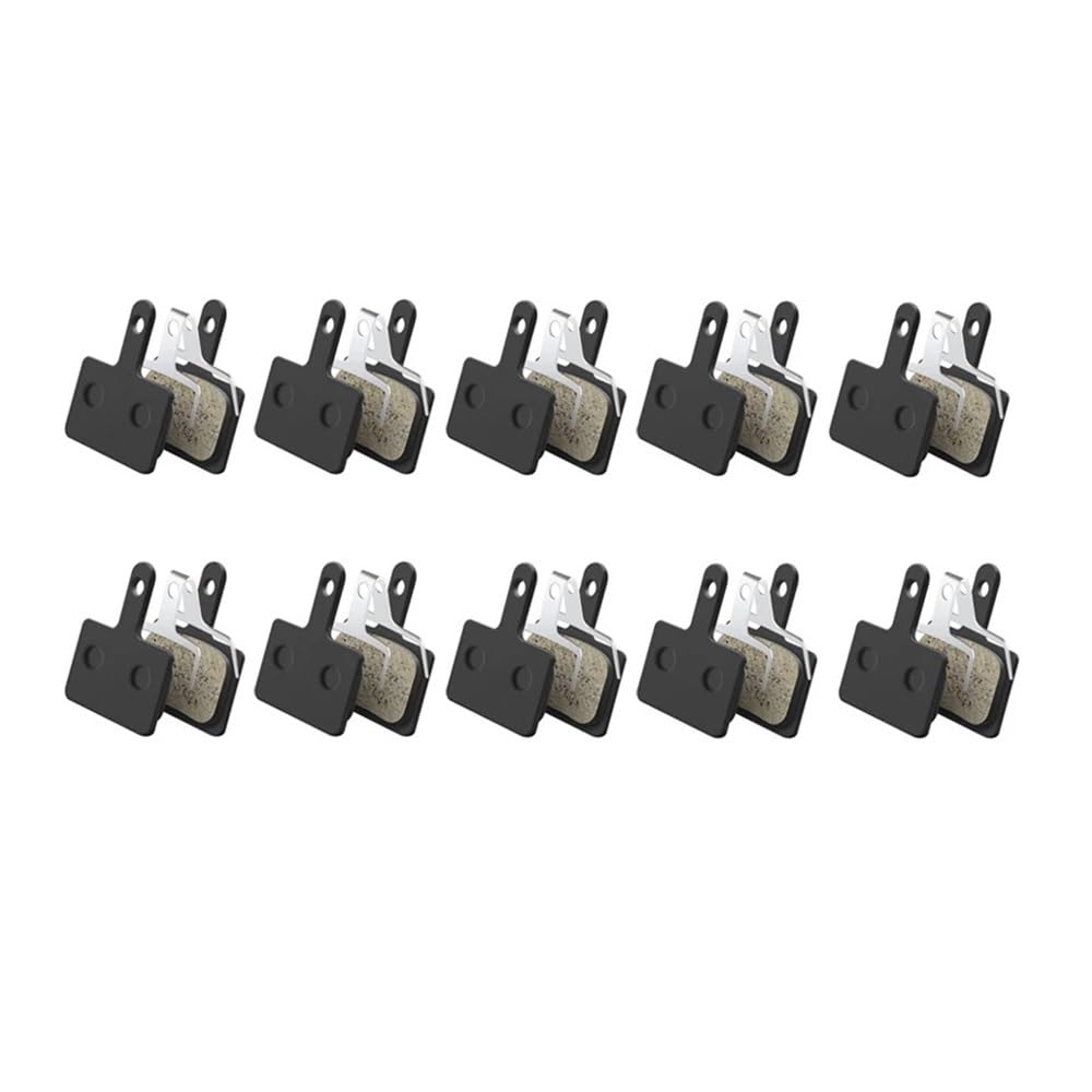 FTGNHF 10/20/30/40/50 Pairs Resin Organic Cycling Brake Pad MTB Road Bicycle Disc Pads Bicycle brake pads(10 Pairs)
