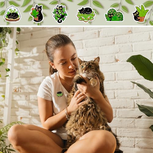 Image of Landical 30 /60 Pcs Cute Enamel Pins Bulk Plant Flower Animal Halloween Gothic Fall Pumpkin Cartoon Lapel Pin Brooches Jewelry Gift for Backpack Clothes Hats Accessories