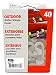 Lites up Gutter/shingle Hooks,40x,white,plastic,outdoor