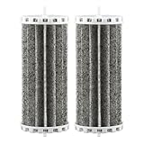 Trenqular 2 Pack Aquarium Fish Tank Filters Compatible with Marine-Land Pen-Guin 350 200, Hang On Filters Replacement for Pen-Guin Bio-Wheel 350B 200B Assembly Bio-Wheel Part, PRBW2350B