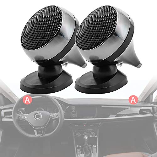Yosoo 2-Pack 30W Silk Dome Car Tweeters - Replacement Treble Speakers For Enhanced Audio Quality