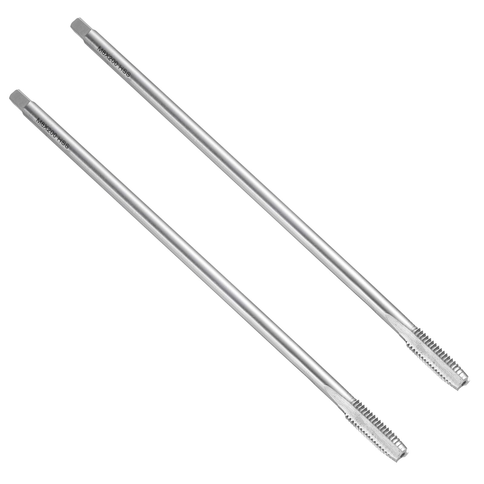 Tarauds Droits M8 x 1.25 Longs 200mm Tarauds Métriques En Acier Rapide 6542