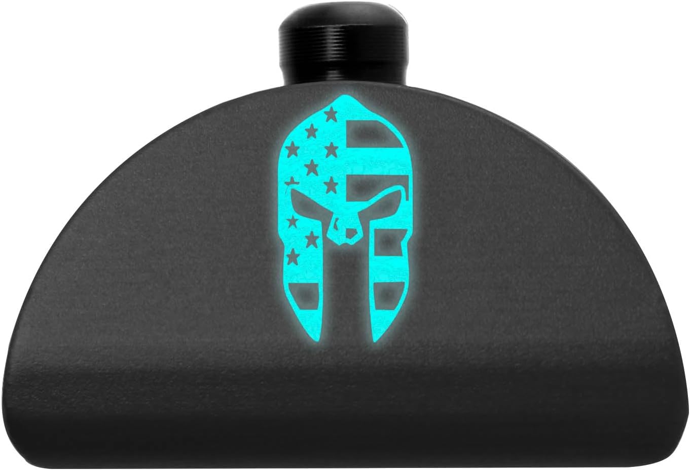 NDZ Performance Aluminum Grip Plug for Glock Gen 1-3 (17 19 20 22 23 24 31 32 34 35) – Laser Engraved, Glow in The Dark (Blue or Green) – Made in USA – Choose Image & Color