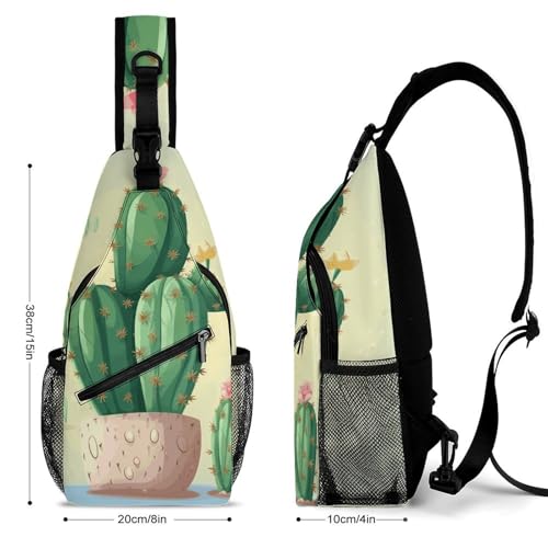 Bolso cruzado tipo sling casual para viajes y senderismo miniatura 2
