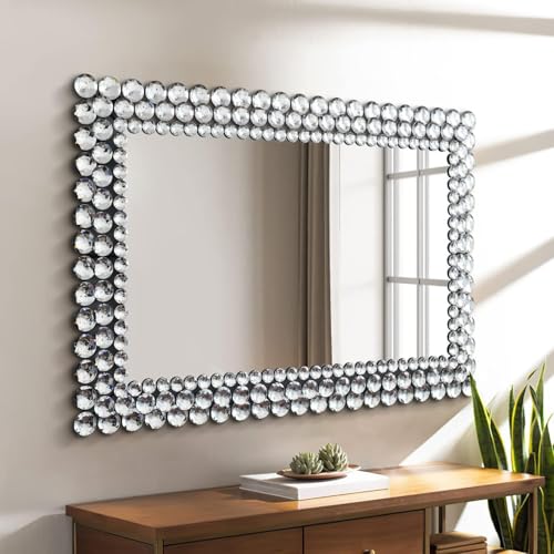 Image of Bathroom Vanity Mirrors for Over Sink, 24x36 Inche Bedroom Mirrors for Wall, Wall Mirrors Decorative for Living Room, Decorative Mirror for Decor, Entryway Wall-Mounted Mirrors