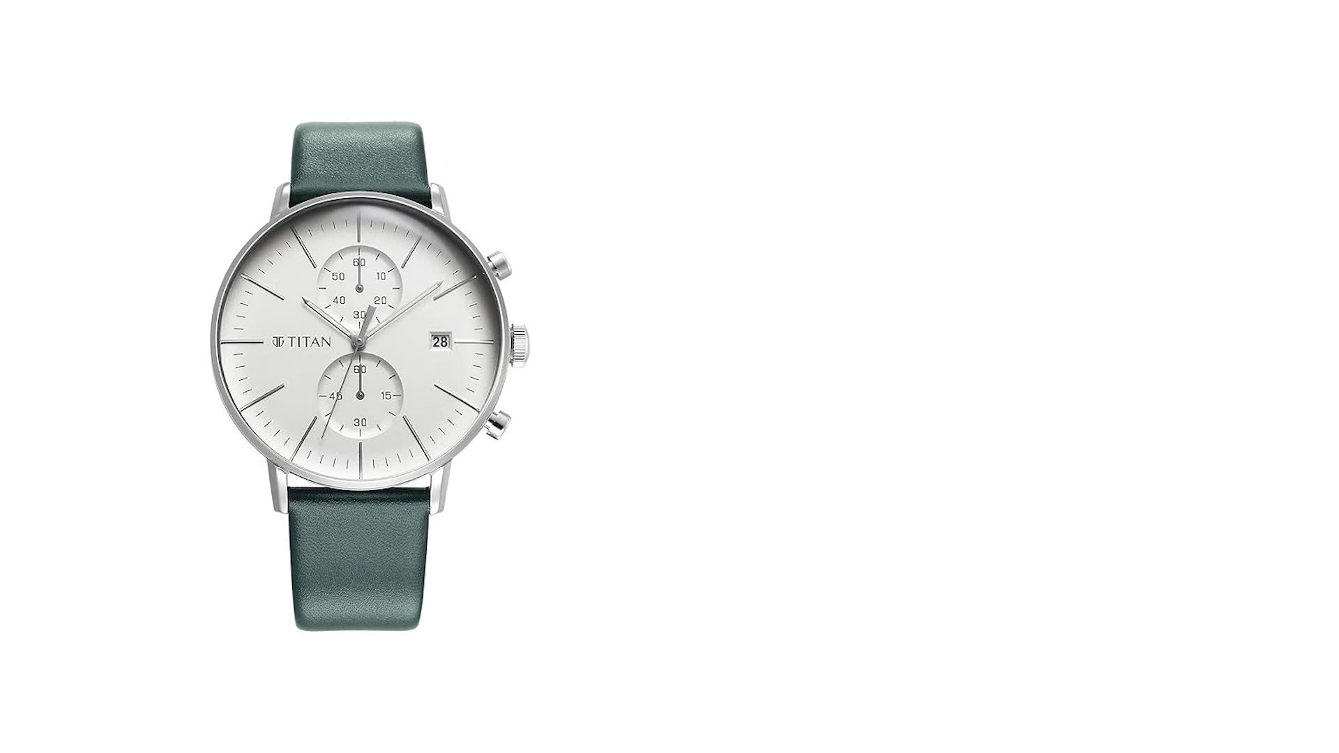 Titan Infinity Display Quartz Chronograph Watch for Men