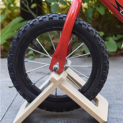 Soporte para scooter y bicicleta de madera estética premium 7