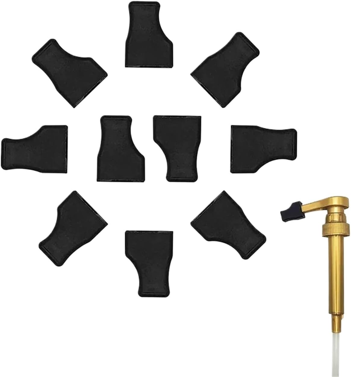 Silicone Wine Stoppers, 50 Pcs Silicone Syrup Pump Caps – Compatible With Coffee, Oil, Liquor, And Beverage Dispenser Bottles For Keeping Wine Champagne Fresh