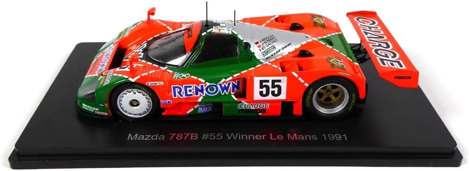 OPO 10 - Mazda 787B #55 Winner Le Mans 1991 - Weidler-Herbert Gachot - Spark 1/43 for Hachette Japan - 02