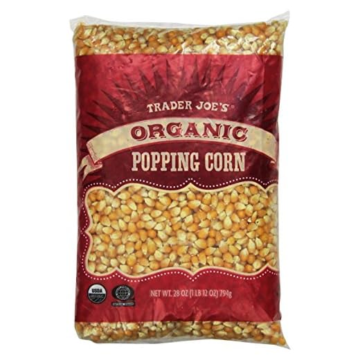 Trader Joe's Organic Popping Corn 28 oz ( 1 lb 12 oz )794g