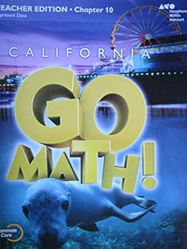 Paperback Teacher Edition Grade 1 2015: Chapter 10 (Houghton Mifflin Harcourt Go Math!) Book