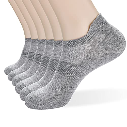 Women's Denisy Running White Soft Low Cut Athletic Tab Ankle Socks - Perfect for Sports and Exercise