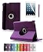 Apple iPad Air 2 Case CINEYO(TM) 360 Degree Rotating Stand Case Cover with Auto Sleep / Wake Feature for iPad Air 2 / iPad 6 (6th Generation) (Purple)
