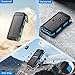 Durecopow Solar Charger Power Bank 20,000mAh, Portable Charger, 4 Cables 3 Ports Fast Charging External Battery Pack with USB C for Cell Phones, Solar Panel Charger with Dual Flashlight for Camping