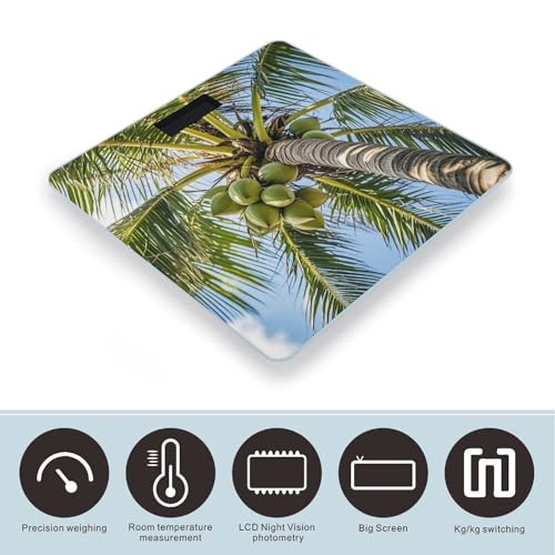 Báscula Digital de Baño con Pantalla LCD y Vidrio Templado miniatura 3