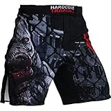 Hardcore Training Pitbull City Black Men's Boxing MMA Combat BJJ Grappling Fitness Muay Thai Kickboxing No Gi