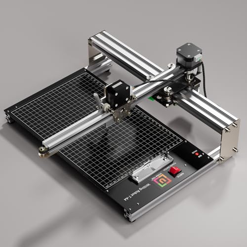 Image of Original iDraw 2.0 T-Structure Pen Plotter XY Plotter, Handwriting Robot Drawing Machine with Base Plate, A4 Working Range, 3 * 42 Stepper Motors, Twice Faster Writing Speed Than 1.0