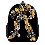 CIERRE: Cremallera Mochila Transformers Hornet Boys, Mochilas para Niños, para La Escuela, Deportes, Viajes, 36 * 38 * 14cm