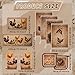 Fourluoo 10 Pcs Rooster Chicken Kitchen Dish Towels Rugs Oven Mitts and Pot Holders Sets Farmhouse Rustic Rooster Kitchen Decor Set for Cooking Baking Grilling Women Mom Gift(Brown)