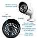 Swann 1080P Expansion Bullet Camera Built-in Microphone & WiFi, Night Vision, White (SWNVW-485CAM-US), 8.5