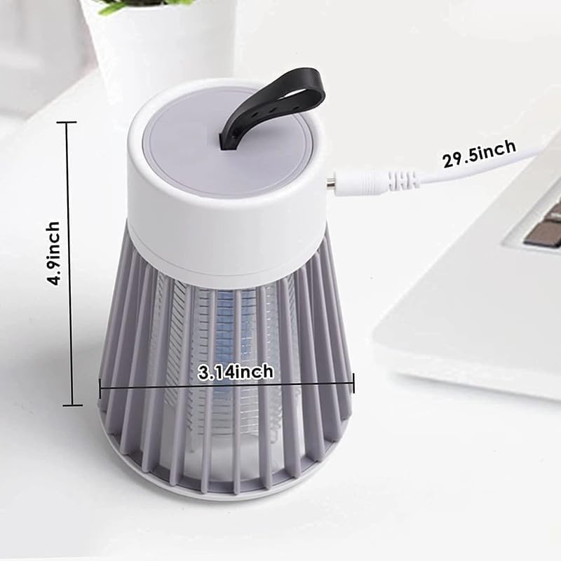 Image of Mosquito Killer Machine, Electric Bug Zapper USB Powered LED Mosquito Lamp for Home, UV Light Insect Killer Indoor /Outdoor, Chemical-Free Mosquito Trap with Night Lamp