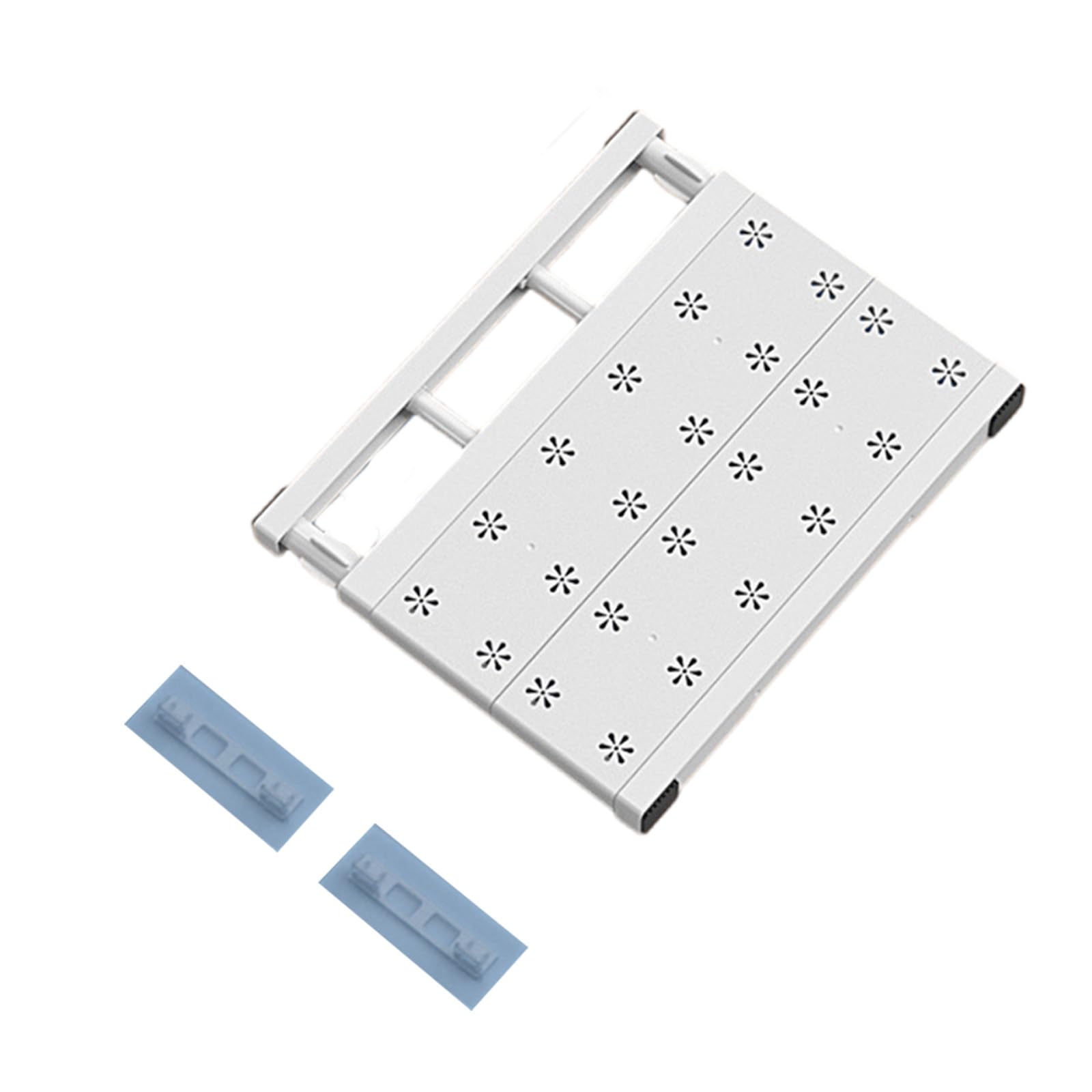 MICFENY Space Saving Tension Shelves for Closet Easy Install Wardrobe Partition Organizers Carbon Steel Tube Rack