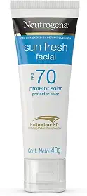 Neutrogena Sun Fresh Protetor Solar Facial, FPS 70, 40g