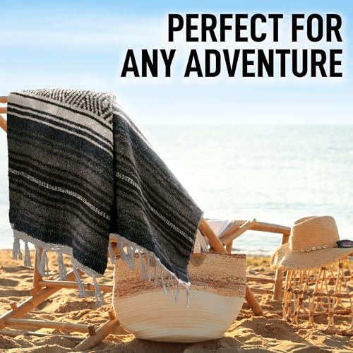 image for Hydration Nation Authentic Extra Large Mexican Blanket (70