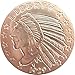 2 oz .999 Pure Copper Medallion (Incuse Indian)