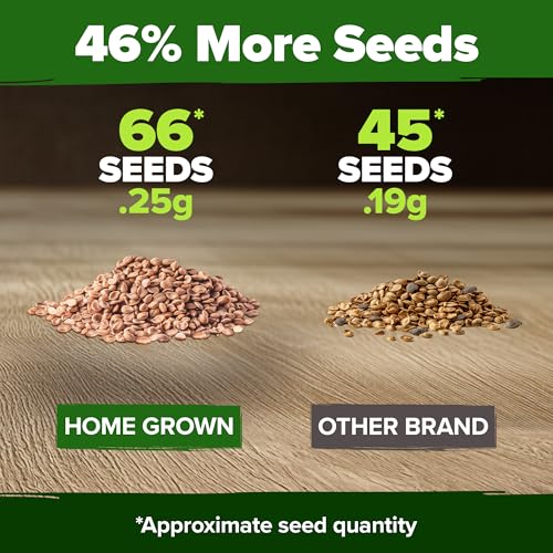 Image of HOME GROWN San Marzano Tomato Seeds 66+ Heirloom Non-GMO Seeds for Planting, High Germination, Indeterminate, Classic Meaty Italian Paste Tomato, Best for Sauce & Canning (Solanum lycopersicum)