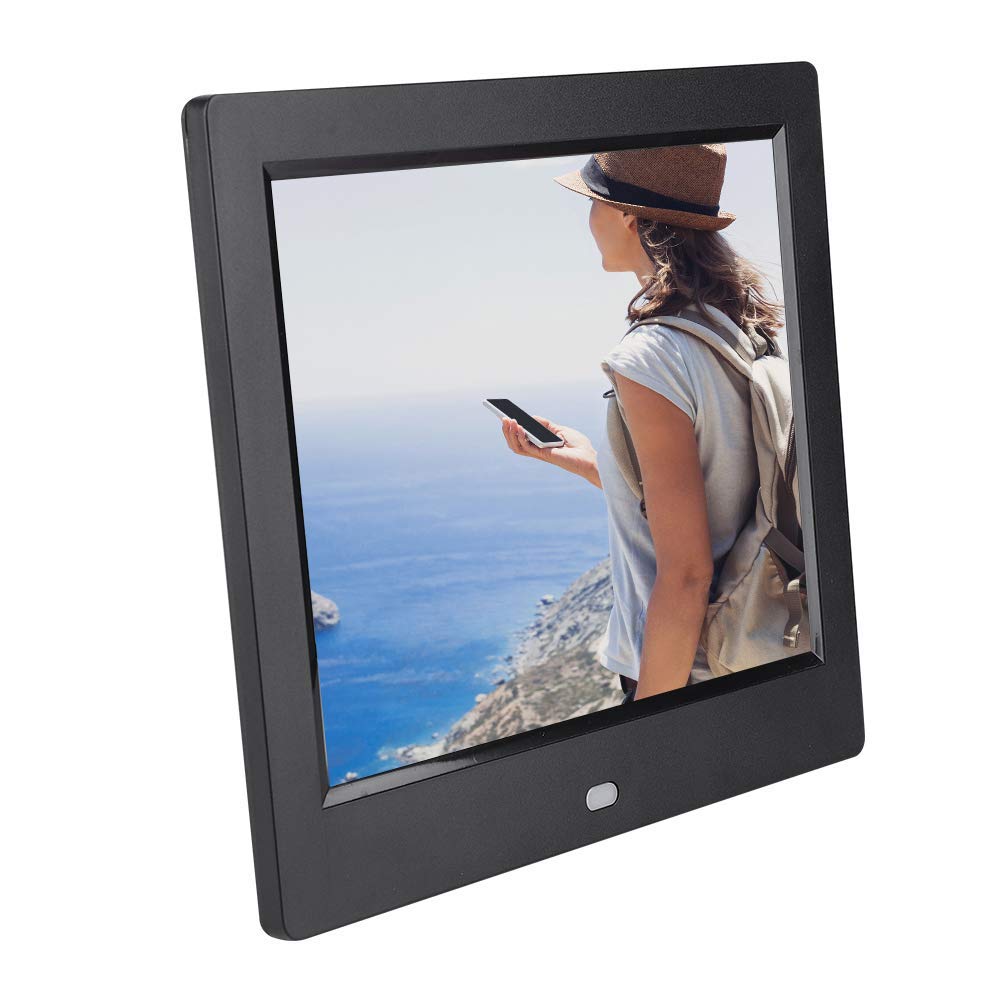 8 pollici WiFi multi-funzione digitale cornice supporto 32G scheda di memoria disco U, calendario, sveglia elettronica foto/musica/lettore video regalo per Birtay, matrimonio