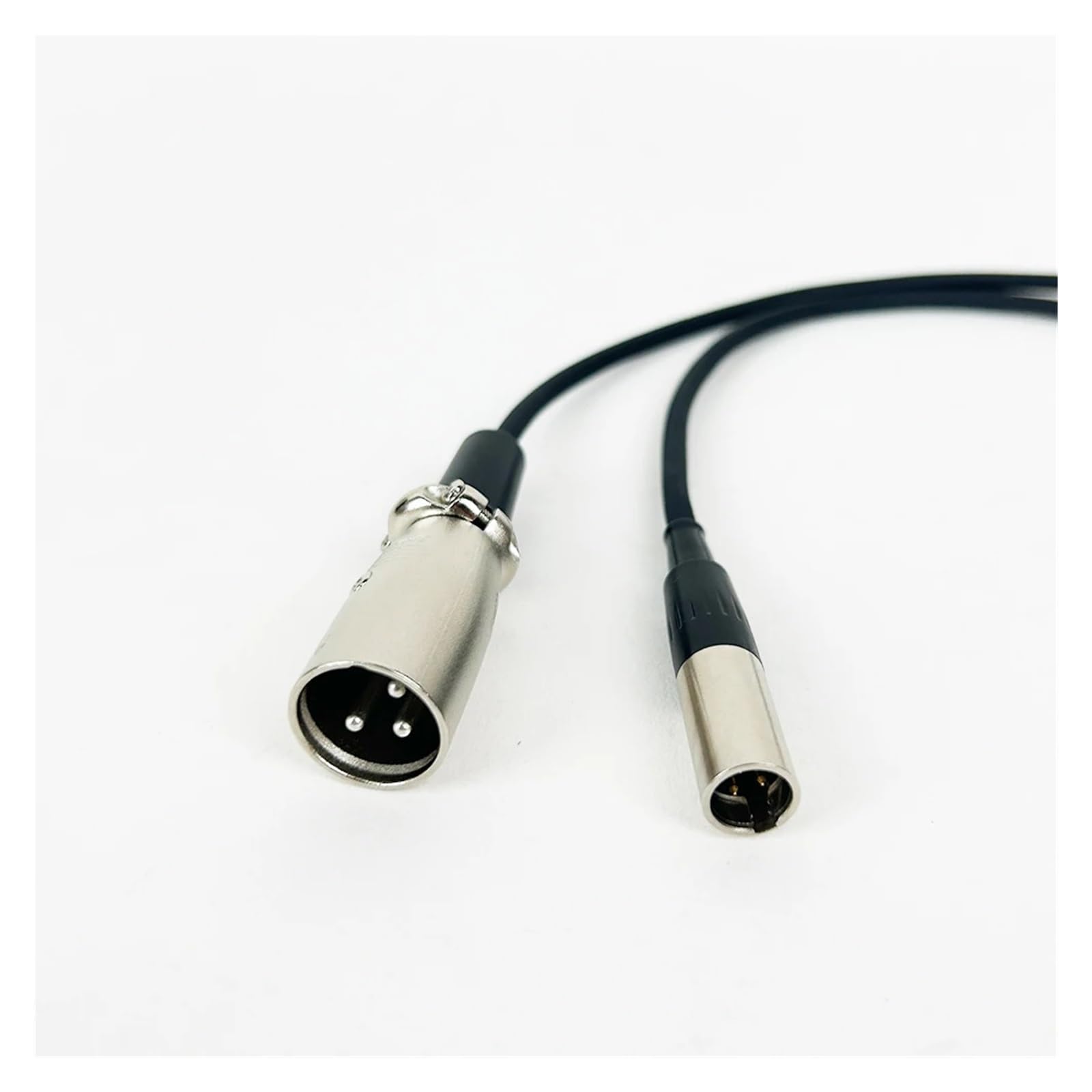 Cable de Audio XLR 3 pines macho a hembra, línea cobre blindado con lámina aluminio for cámaras micrófono(3P XLR M Mini XLR M,15M)