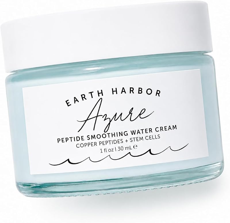 Earth Harbor Azure Creme Gel Aquoso com Peptídeos para Rosto, Pescoço e Colo, 30 mL