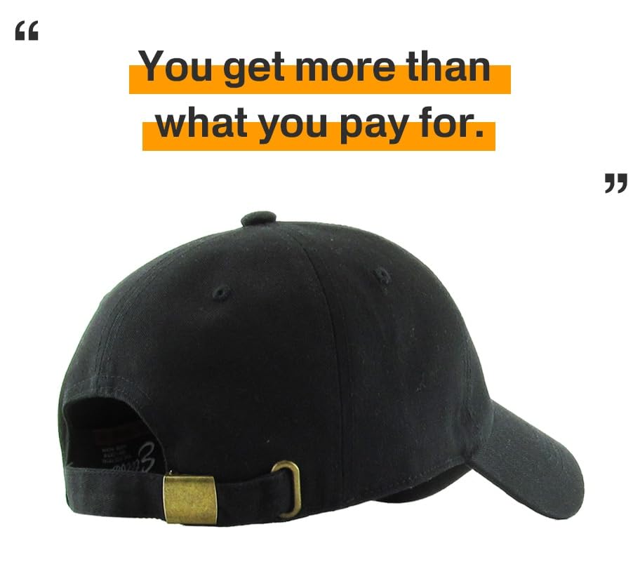 Image of KB-Ethos The Go-to Everyday Hat ! Polo Low Profile Sports Cap Unisex (100% Pure Cotton)