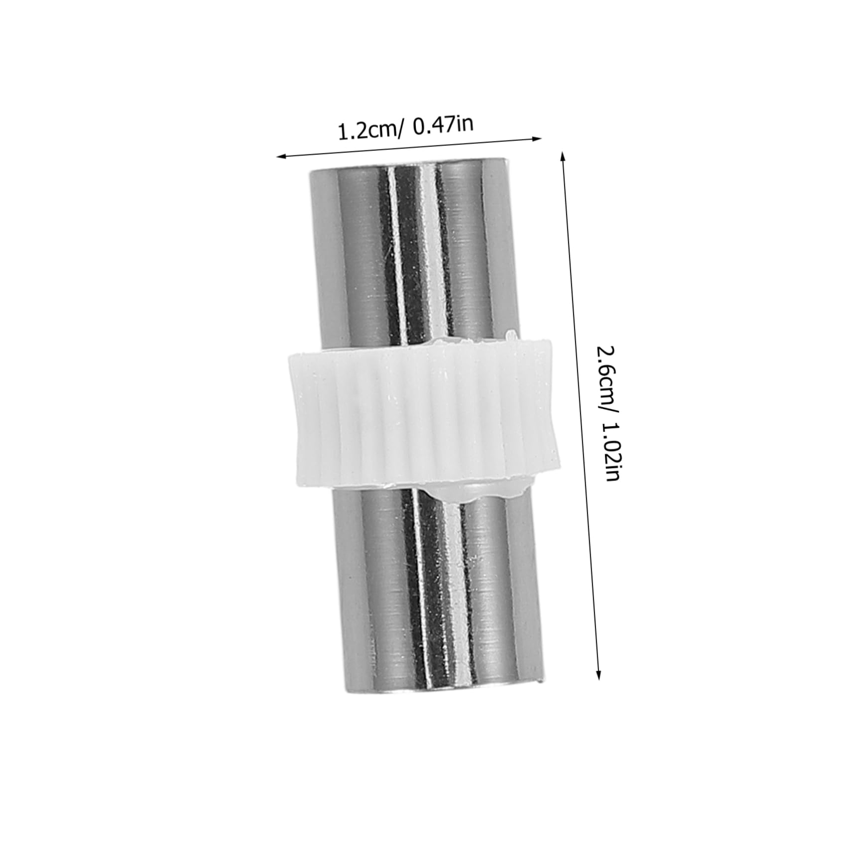 Uonlytech Female to Female Adapter Durable Coax Connector for Tv Aerial and Antenna Support Reliable Signal Transmission Compatible with Various Tv Interfaces Design