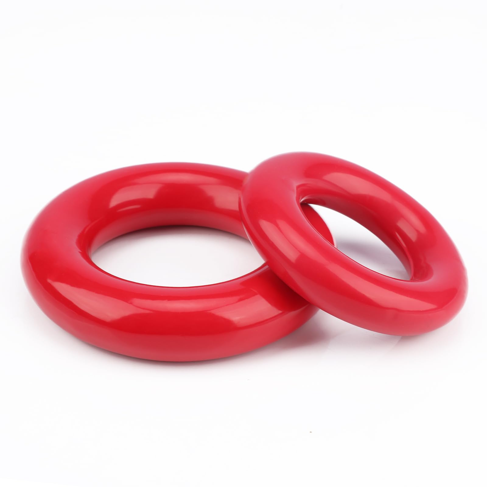 stonylab Anneau de Plomb Revêtu de Vinyle pour Flacons, Anneau de Flacon avec Diamètre Intérieur 61 mm, Fermeture Sécurisée pour Flacons de 250-2000ml, Rouge