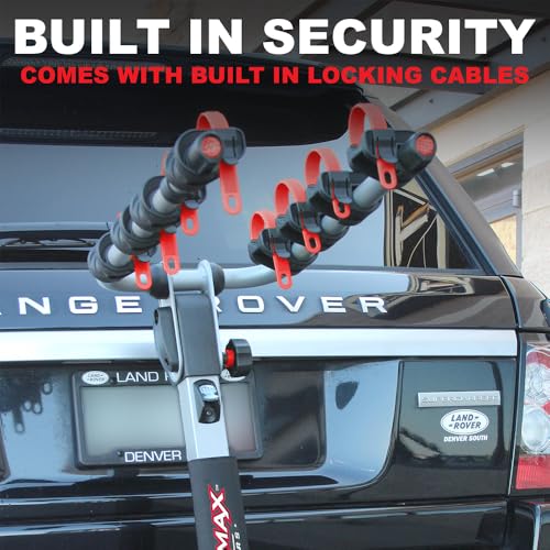 Image of Trimax Road-Max Deluxe 4-Bike Hitch Carrier RMRB4X