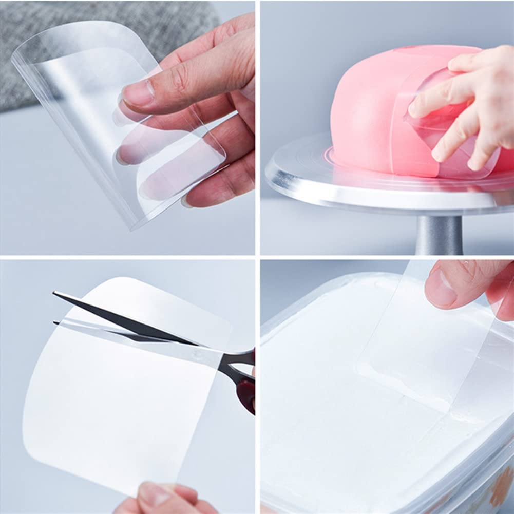 Transparant Acryl Taart Schraper - 6 stuks voor crème